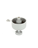 Опора мебельная, круглая, регулируемая, 50x27 мм, цвет: серый (NK005/27/GR) Опора мебельная, круглая, регулируемая, 50x27 мм, цвет: серый (NK005/27/GR)