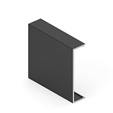 GRACE Декоративная накладка вертикального профиля, Чёрный матовый, L=5400 (OP0739.VP540.BKSPC.CJ)