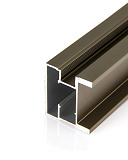 Cимметричный профиль-ручка Style, цвет матовая шампань, 5,4 м (373/ShM)