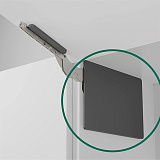 Крышка декоративная левая и правая, ФриСлим Флап при внутреннем монтаже, цвет АНТРАЦИТ (2724467500) (2724467500)