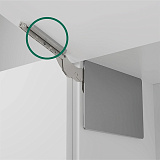 Крепление к фасаду, правое и левое, для подъемника ФриСлим, 2 шт + заглушки декоративные, цвет СЕРЫЙ (2724437035) (2724437035)