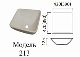 Раковина из искусственного камня, модель 213/4 (213/4)