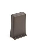 Заглушка для подвески мебельной 806 темно-серая (№14), левая Заглушка для подвески мебельной 806 темно-серая (№14), левая