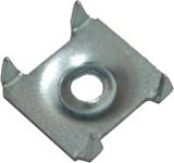 Скрепа мебельная 15x15,2x0,8, оцинкованая (19000520)