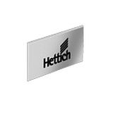 Заглушка на боковину ARCITECH с логотипом HETTICH,цвет хром (9123008)