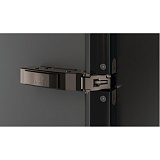 Петля Sensys 8638I для алюм. рам, угол 95°, чашка TA32, накладная, B12,5, черный обсидиан (9091744)