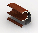 Ручка открытая, орех итальянский, 5,4 м