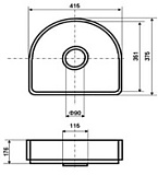 Мойка из искусственного камня SV430 Sanded Vermillion (СК 439 П)